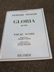 Vivaldi - Gloria Rv589 - Vocal Score - Sheet Music - Picture 1 of 5
