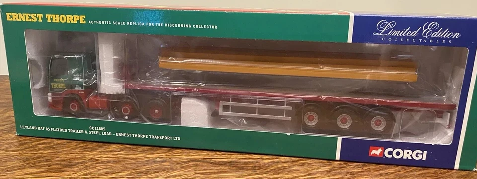 CORGI CC11805 ERNEST THORPE TRANSPORT LEYLAND DAF 85 NEW MINT - Image 1 of 4