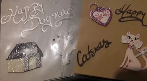 Grußkarte Tierische Weihnacht, Weihnachtsgrüße für Zwei- und Vierbeiner - Bild 1 von 7