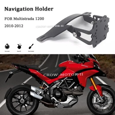 Phone Navigation Bracket Stand Holder For DUCATI Multistrada 1200 2010 2011 2012 - Image 1 of 4