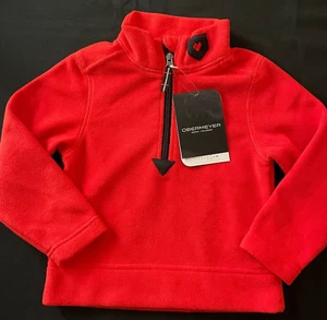 OBERMEYER 1/4 Zip Fleece Top - Rot - Neu mit Etikett Jungen S (3) - Bild 1 von 2