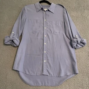 Chicos Knopfleiste, Rollriegelärmel Damen 1 Small helllila Lyocellmischung - Bild 1 von 9