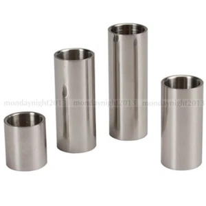 Stainless Steel Cylinder Tube Guitar Slide Slider for Acoustic Electric 4pcs - Picture 1 of 4