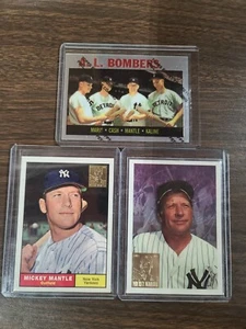 Mickey Mantle Topps Lot Last Day #7 Finest #36 Topps #11 - Picture 1 of 3