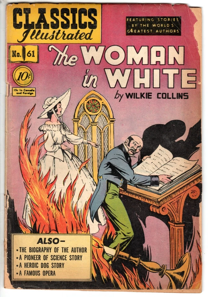 Classics Illustrated #61: The Woman in White - Edition 1A, HRN 62, GD Condition! - Image 1 of 1