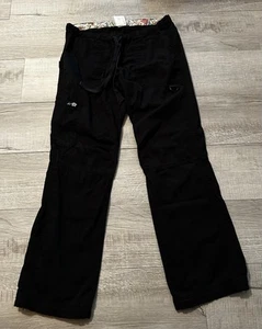 Koi by Kathy Peterson Lindsey Cargo Carpenter Scrub Black Pants Women’s XS - Picture 1 of 5