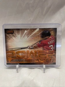 2017 Topps Stadium Club Power Zone arancione 5/50 Bryce Harper #PZ-BH - Foto 1 di 3