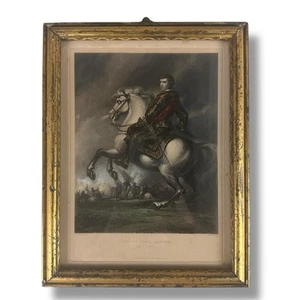 Antik 1835 handkolorierter Mezzotint Jeffrey Lord Amherst nach Reynolds gerahmt - Bild 1 von 23