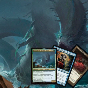 -CUSTOM EDH/COMMANDER DECK- Aesi Tyrant of Gyre Strait - Serpent's Lair! - Picture 1 of 1