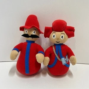 Juguetes de peluche In The Night Garden Mr & Mrs Pontypine Pontipine 2007 raros 6" 7" - Imagen 1 de 11