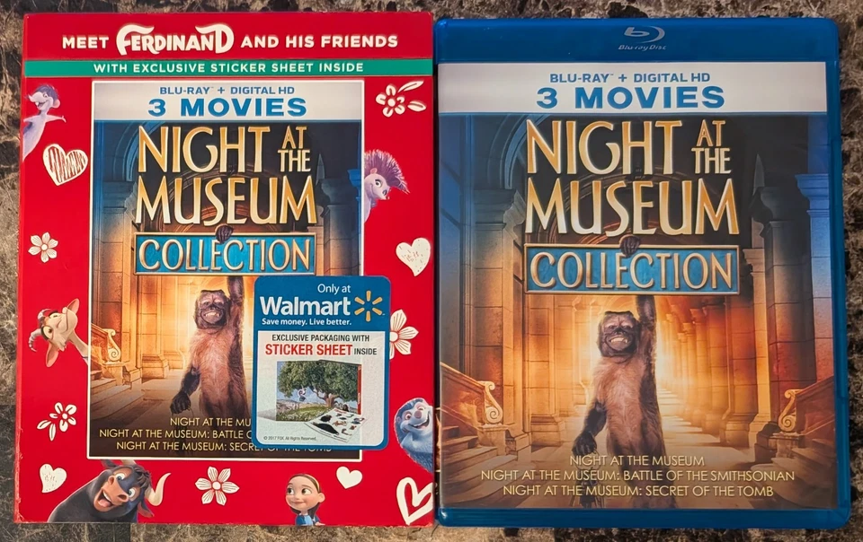 Night at the Museum Trilogy Collection Blu-ray 3-Disc Set w Gatefold Slipcover - Image 1 of 1