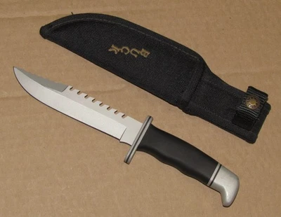 Cuchillo y funda de supervivencia Buck 639 EE. UU. Mini Buckmaster de colección Foto 1 de 3