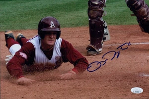 Logan Forsythe Arkansas Razorbacks Signed 8x12 Glossy Photo JSA Authenticated - Picture 1 of 2