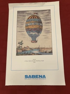 Collectible Sabena Belgian World Airlines Brochure - Picture 1 of 2