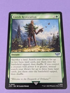 MTG Magic: The Lord of the Rings: Entish Restoration #0163 Uncommon - NM - Picture 1 of 4