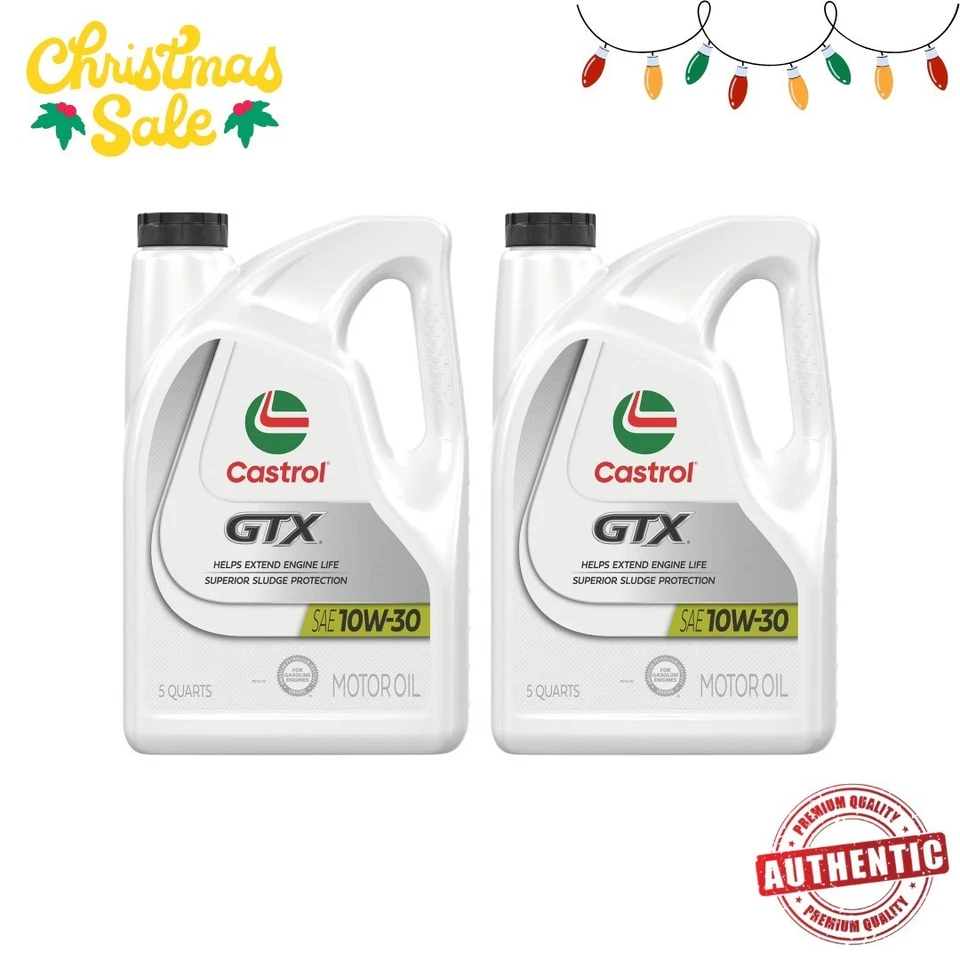 (2 pack) Castrol GTX 10W-30 Conventional Motor Oil, 5 Quarts - Image 1 of 4
