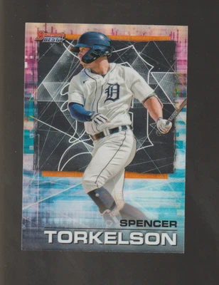 2021 BOWMAN BEST SPENCER TORKELSON # 100 - Image 1 of 2