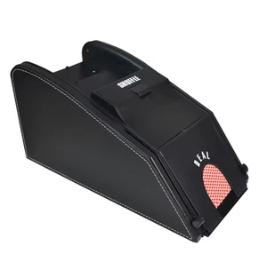 Double Use Deluxe 2 IN 1 Card Shuffler & Dealing Shoe Automatic Casino Playi j - Picture 1 of 3