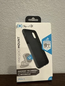 Custodia Supporto Presidio Speck per iPhone X Grigio Nuova - Foto 1 di 3