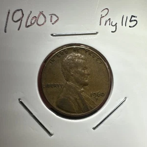 1960 P SMALL DATE LINCOLN PENNY - Picture 1 of 23