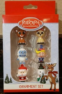 Rudolph das Rentier mit der roten Nase Ornament Set Rudolph & Friends Mini Ornamente NEU - Bild 1 von 3