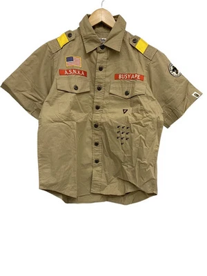 A BATHING APE 　 Shirts beige S Used - Image 1 of 4