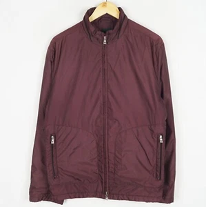 HUGO BOSS GOLF Men Jacket Size 50 L Full Zip High Neck Red Pockets s10438 - Picture 1 of 10