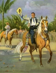 Página de libro de arte de caballo Wesley Dennis 1951 The Palomino impreso 1962 (1501) - Imagen 1 de 1
