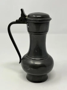Small pewter serving pitcher 5” hallmark on bottom, Silverware, Kitchen, Dinner - Picture 1 of 6