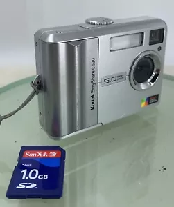 Kodak Digital Camera EasyShare C530 5.0MP Silver WITH 1.0GB SD CARD Tested - 295 - Picture 1 of 8