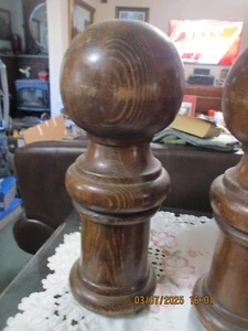 VINTAGE NEWEL POST CAP FINIAL 14" TALL - Picture 1 of 6