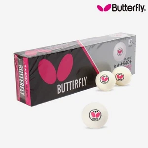 Butterfly 3 Stars R40+ Table Tennis Ball 12pcs Racquet Plastic Ball White NWT - Picture 1 of 5