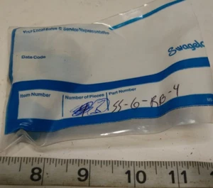 Lot of 3 Swagelok 3/8 MNPT x 1/4 FNPT 316ss Reducing Bushing SS-6-RB-4 - Picture 1 of 2