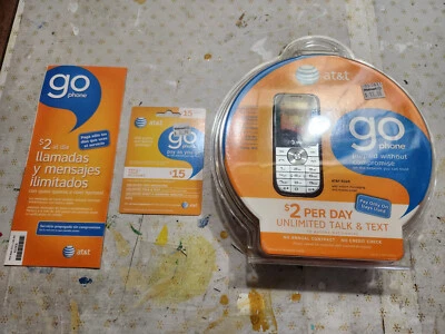 AT&T Go Phone Prepaid AT&T R225 NIB w/ Refill Card - Image 1 of 4