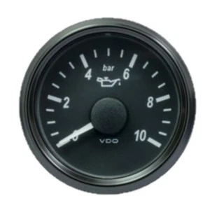 VDO Oil Pressure Gauge SingleViu 0-10 Bar Black - Picture 1 of 1