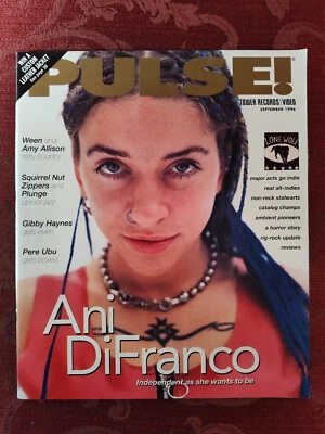 PULSE Magazine September 1996 Ani Difranco Squirrel Nut Zippers Amy Allison Ween Foto 1 de 2
