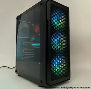 Custom Gaming Desktop Computer RTX 2060 Nvidia 32GB RAM 1TB AMD RYZEN 5 RGB - Picture 1 of 9