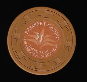 RAMPART CASINO $1 Casino Chip Las Vegas Nevada - Picture 1 of 2