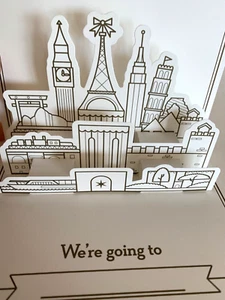 DISENY Pop Up European Landmarks Italy Japan Paris Destinations Dream Travels - Picture 1 of 9