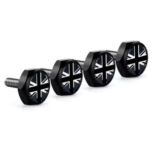 2 Pair Black-Gray UK Fasten Screw Fasteners With Nuts Bolt Metal For Vehicle - Imagen 1 de 10