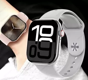Smart🇬🇧Watch Mini. 41mm Silver Case, White Silicone Strap. - Picture 1 of 23