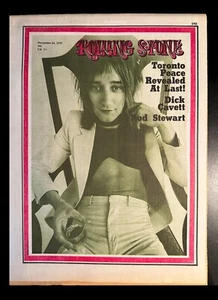 *FLAT* ROLLING STONE MAG #73 - Dec 24, 1970 - Rod Stewart Motown CCR Stones EX - Picture 1 of 24
