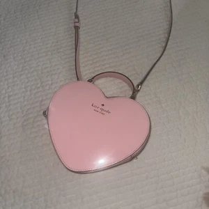 Kate Spade Love Shack Pink Leather Heart Crossbody Bag Eb1224ixdu - Picture 1 of 11