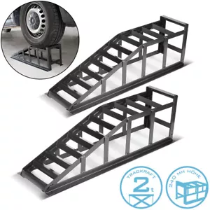 STAHLWERK Auffahrrampe 2er Set 2 t Auffahrbock Auto Rampe Pkw Bock Wagenheber - Bild 1 von 8