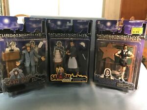 VTG 2000 X-Toys 25th Anniv.Saturday Night Live Series 1 Figures Lot of 3 Sealed 