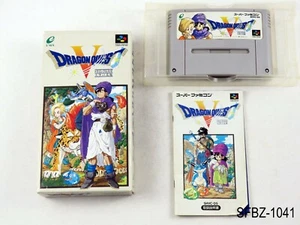 Completo Dragon Quest 5 V Super Famicom Importación Japonesa SFC JP J Japón Vendedor de EE. UU. - Imagen 1 de 10