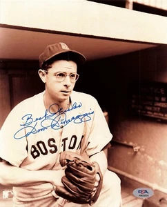 Dom DiMaggio Boston Red Sox Signed Autograph 8 x 10 Photo PSA DNA - Picture 1 of 2