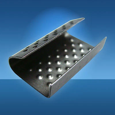 VEMATEC 500 Verschlusshülsen 16 mm verzinkt, geriffelt für PP Umreifungsband, Umreifung