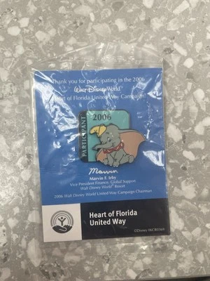 Dumbo 2006 United Way Cast Member Exclusive 3-D Disney Pin. Previously Owned - Image 1 of 2