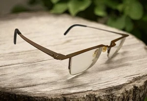 Raro Theo Belgium Hombres Dore 241 Anteojos Marco Cobre, 140 mm - Imagen 1 de 16